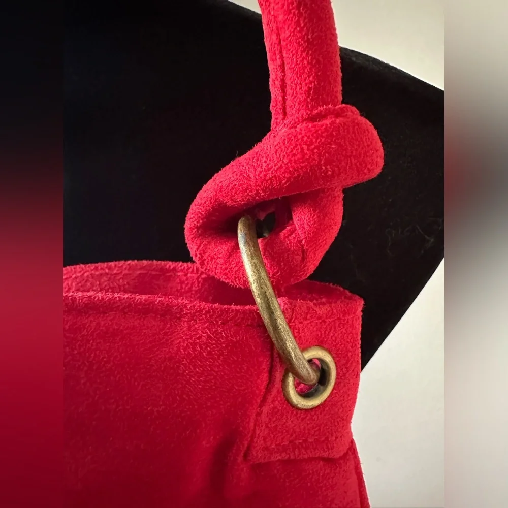 Vintage Escada Red Shoulder Bag - Picture 6 of 8